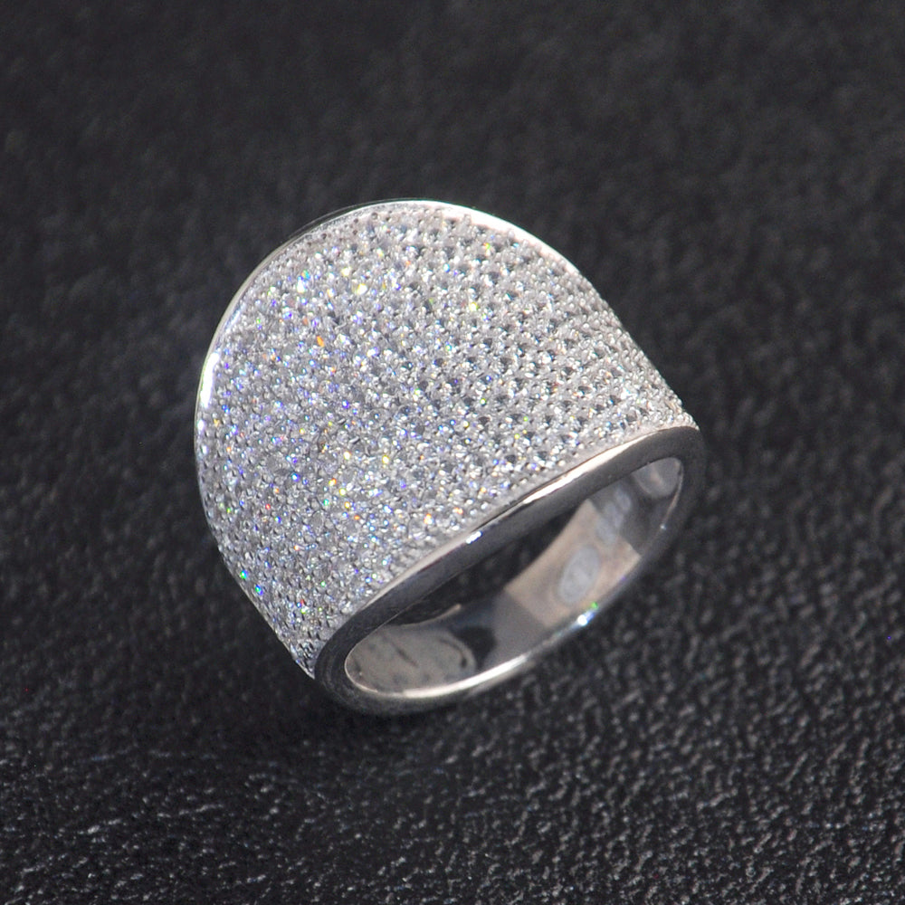 Custom Engagement Ring Fine Jewelry Fashion Rings for Women Finger Silver Ring