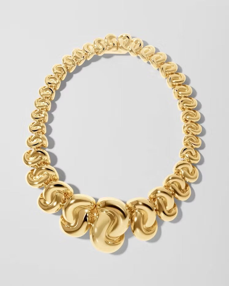 Gold never ending necklace