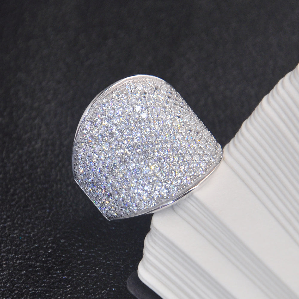 Custom Engagement Ring Fine Jewelry Fashion Rings for Women Finger Silver Ring