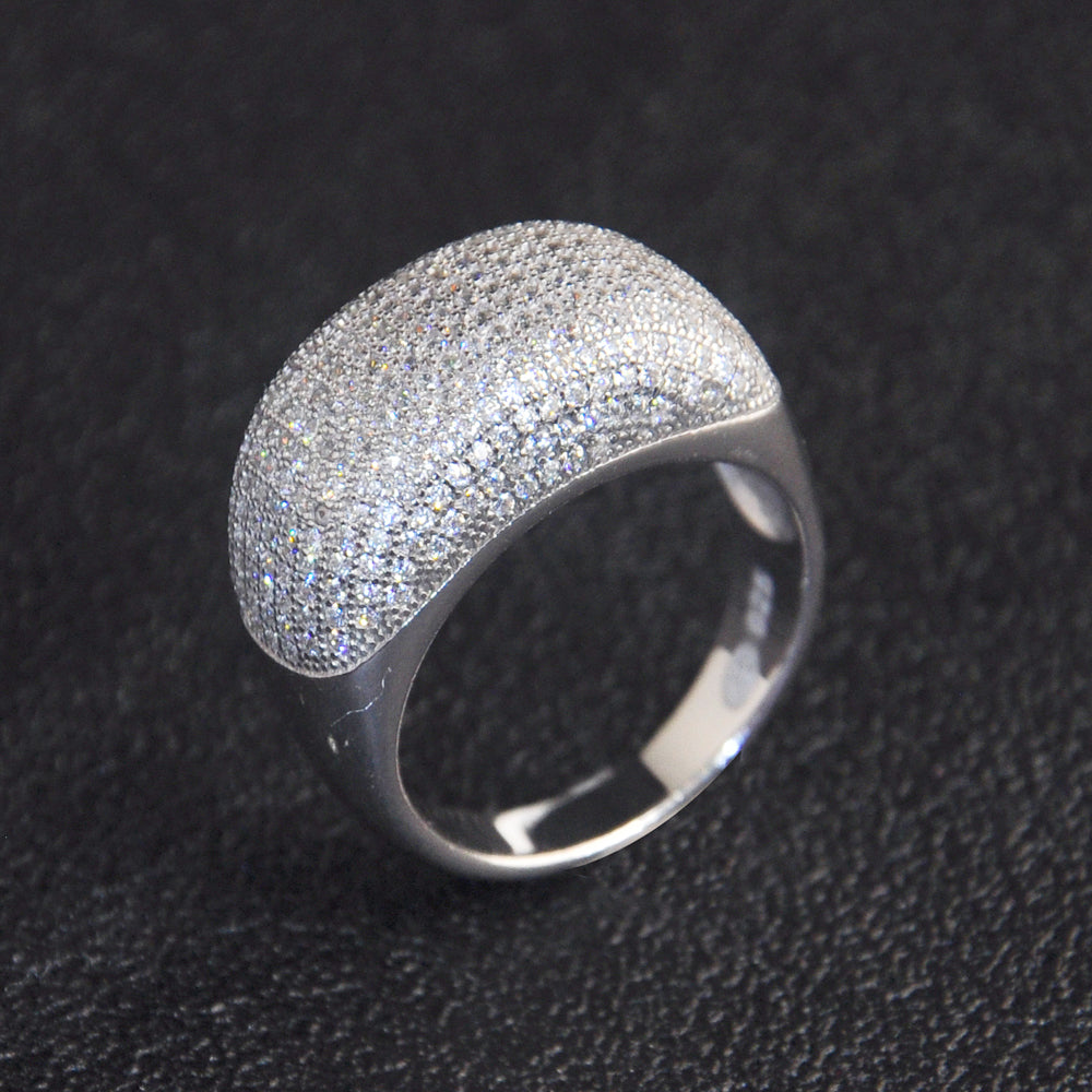 Custom Engagement Ring Fine Jewelry Fashion Rings for Women Finger Silver Ring