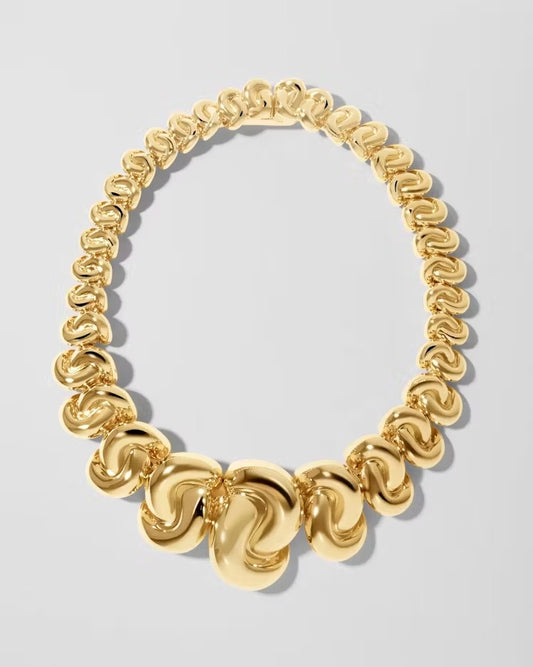 Gold never ending necklace